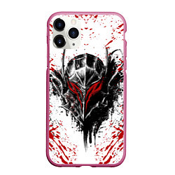 Чехол iPhone 11 Pro матовый BERSERK, цвет: 3D-малиновый