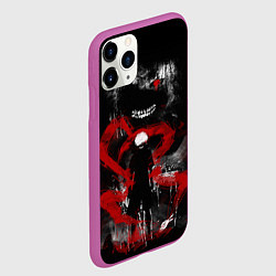 Чехол iPhone 11 Pro матовый TOKYO GHOUL, цвет: 3D-фиолетовый — фото 2