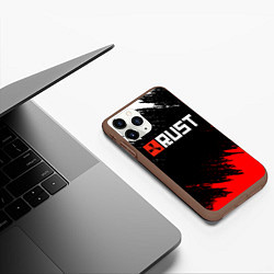 Чехол iPhone 11 Pro матовый RUST, цвет: 3D-коричневый — фото 2