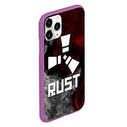 Чехол iPhone 11 Pro матовый RUST, цвет: 3D-фиолетовый — фото 2