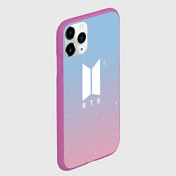 Чехол iPhone 11 Pro матовый BTS, цвет: 3D-фиолетовый — фото 2