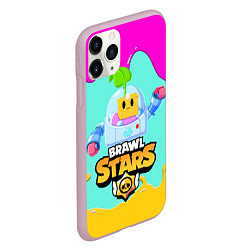 Чехол iPhone 11 Pro матовый BRAWL STARS SPROUT, цвет: 3D-розовый — фото 2