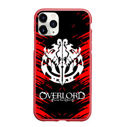 Чехол iPhone 11 Pro матовый Overlord, цвет: 3D-красный