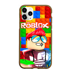 Чехол iPhone 11 Pro матовый ROBLOX 3, цвет: 3D-коричневый