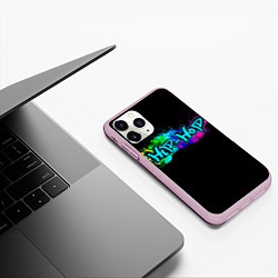 Чехол iPhone 11 Pro матовый Hip-Hop, цвет: 3D-розовый — фото 2