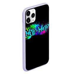 Чехол iPhone 11 Pro матовый Hip-Hop, цвет: 3D-светло-сиреневый — фото 2