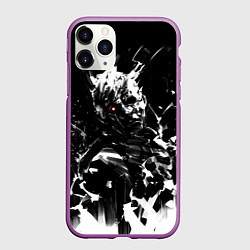 Чехол iPhone 11 Pro матовый Dead by Daylight, цвет: 3D-фиолетовый