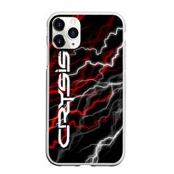 Чехол iPhone 11 Pro матовый CRYSIS, цвет: 3D-белый