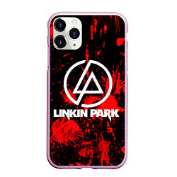 Чехол iPhone 11 Pro матовый Linkin Park, цвет: 3D-розовый