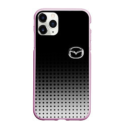Чехол iPhone 11 Pro матовый Mazda, цвет: 3D-розовый