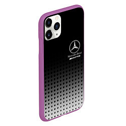 Чехол iPhone 11 Pro матовый Mercedes-Benz, цвет: 3D-фиолетовый — фото 2