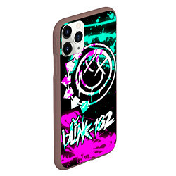 Чехол iPhone 11 Pro матовый Blink-182 6, цвет: 3D-коричневый — фото 2
