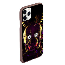 Чехол iPhone 11 Pro матовый FNAF 2, цвет: 3D-коричневый — фото 2