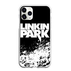 Чехол iPhone 11 Pro матовый LINKIN PARK 4, цвет: 3D-белый