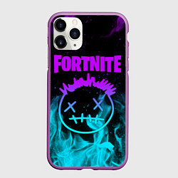 Чехол iPhone 11 Pro матовый FORTNITE X TRAVIS SCOTT, цвет: 3D-фиолетовый