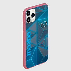 Чехол iPhone 11 Pro матовый MAZDA, цвет: 3D-малиновый — фото 2