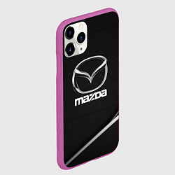 Чехол iPhone 11 Pro матовый MAZDA, цвет: 3D-фиолетовый — фото 2