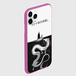 Чехол iPhone 11 Pro матовый Унесённые призраками, цвет: 3D-фиолетовый — фото 2