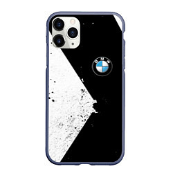 Чехол iPhone 11 Pro матовый BMW, цвет: 3D-серый