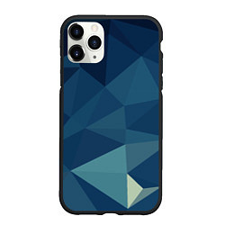 Чехол iPhone 11 Pro матовый DARK BLUE, цвет: 3D-черный