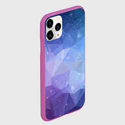 Чехол iPhone 11 Pro матовый КОСМОС, цвет: 3D-фиолетовый — фото 2