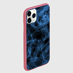 Чехол iPhone 11 Pro матовый Синий дым, цвет: 3D-малиновый — фото 2