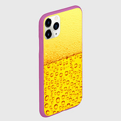 Чехол iPhone 11 Pro матовый ПИВО, цвет: 3D-фиолетовый — фото 2