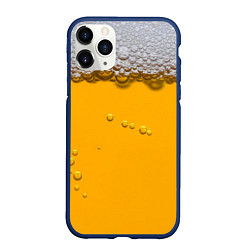 Чехол iPhone 11 Pro матовый ПИВНОЕ СЧАСТЬЕ, цвет: 3D-тёмно-синий