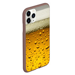 Чехол iPhone 11 Pro матовый ПИВО, цвет: 3D-коричневый — фото 2