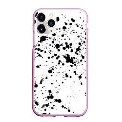 Чехол iPhone 11 Pro матовый Далматинец, цвет: 3D-розовый