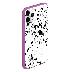 Чехол iPhone 11 Pro матовый Далматинец, цвет: 3D-фиолетовый — фото 2