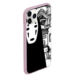 Чехол iPhone 11 Pro матовый No-Face Spirited Away Ghibli, цвет: 3D-розовый — фото 2