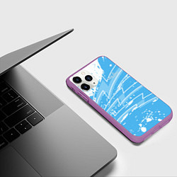 Чехол iPhone 11 Pro матовый Counter-Strike, цвет: 3D-фиолетовый — фото 2