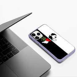 Чехол iPhone 11 Pro матовый Добро и зло, Payton Moormeier, цвет: 3D-светло-сиреневый — фото 2