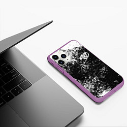 Чехол iPhone 11 Pro матовый FAIRY TAIL, цвет: 3D-фиолетовый — фото 2