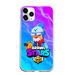 Чехол iPhone 11 Pro матовый BRAWL STARS GALE, цвет: 3D-белый