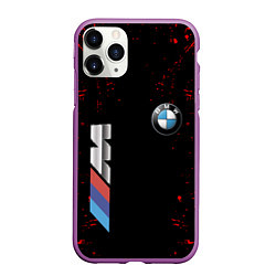 Чехол iPhone 11 Pro матовый BMW, цвет: 3D-фиолетовый