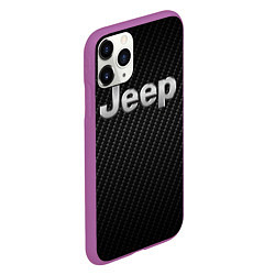 Чехол iPhone 11 Pro матовый Jeep Z, цвет: 3D-фиолетовый — фото 2