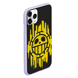 Чехол iPhone 11 Pro матовый Skull One Piece, цвет: 3D-светло-сиреневый — фото 2