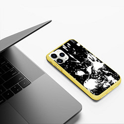 Чехол iPhone 11 Pro матовый ABSTRACT, цвет: 3D-желтый — фото 2