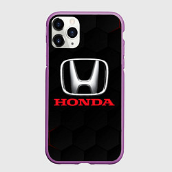 Чехол iPhone 11 Pro матовый HONDA, цвет: 3D-фиолетовый