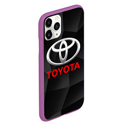 Чехол iPhone 11 Pro матовый TOYOTA, цвет: 3D-фиолетовый — фото 2