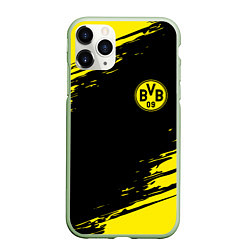 Чехол iPhone 11 Pro матовый BORUSSIA, цвет: 3D-салатовый