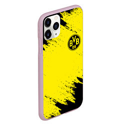 Чехол iPhone 11 Pro матовый BORUSSIA, цвет: 3D-розовый — фото 2