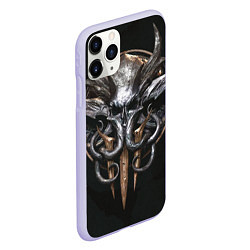 Чехол iPhone 11 Pro матовый Baldurs gate 3, цвет: 3D-светло-сиреневый — фото 2