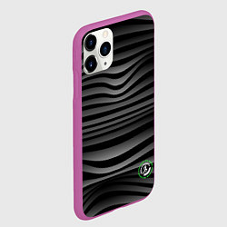 Чехол iPhone 11 Pro матовый Russia Running, цвет: 3D-фиолетовый — фото 2