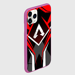 Чехол iPhone 11 Pro матовый APEX, цвет: 3D-фиолетовый — фото 2