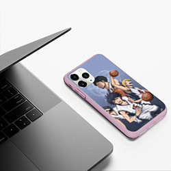Чехол iPhone 11 Pro матовый Команда мечты, цвет: 3D-розовый — фото 2