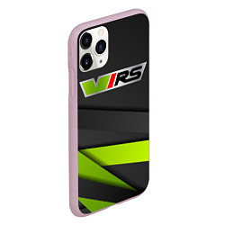 Чехол iPhone 11 Pro матовый Skoda RS Z, цвет: 3D-розовый — фото 2