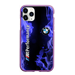 Чехол iPhone 11 Pro матовый BMW, цвет: 3D-фиолетовый